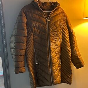 Michael Kors Brown Packable Jacket